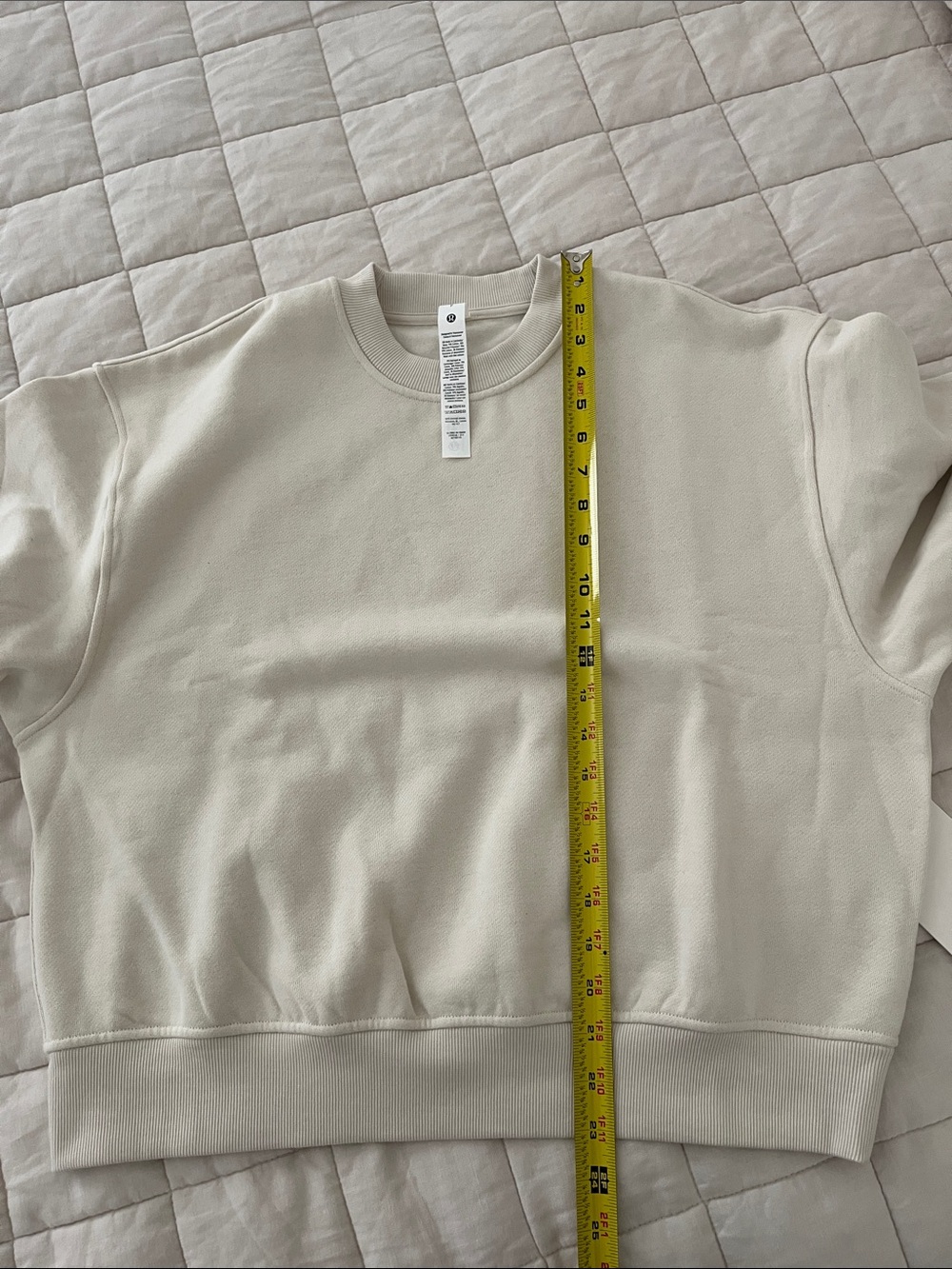 NWT Lululemon athletica Crewneck Sweater in Cream - Picture 9 of 10